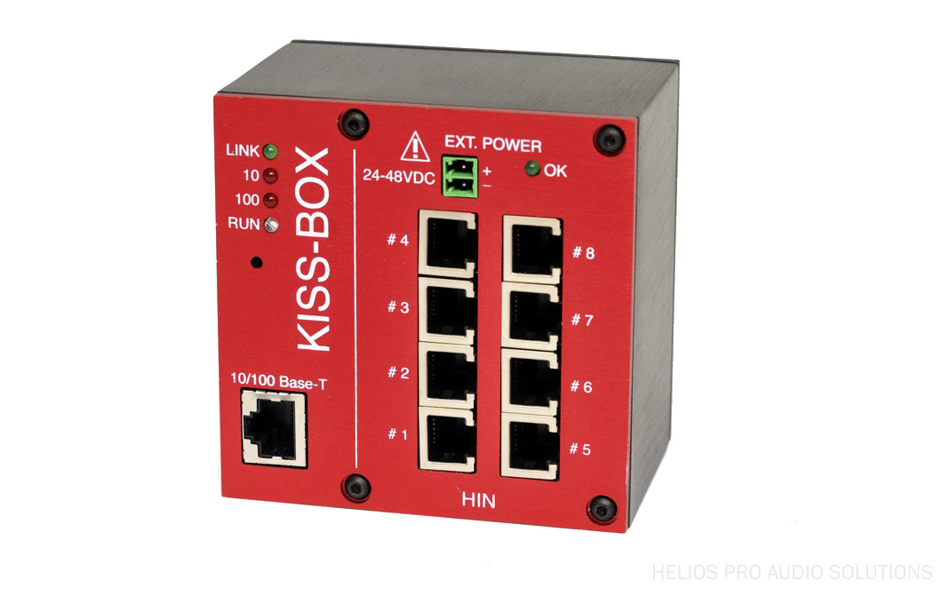 KissBox 4 poort ethernet Switch