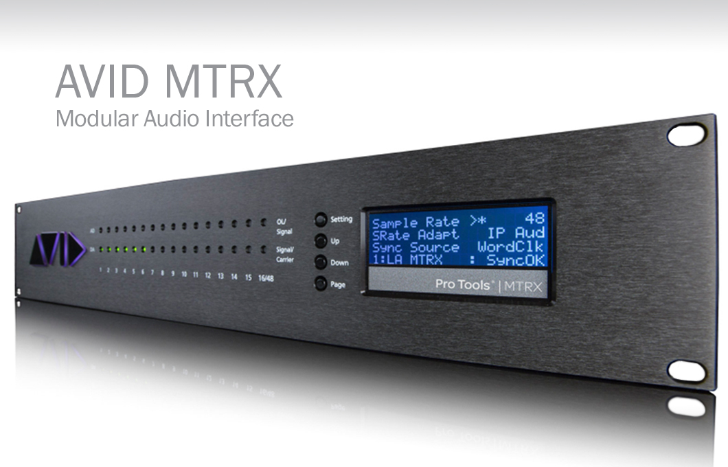 AVID lanceert MTRX Modular Audio Interface